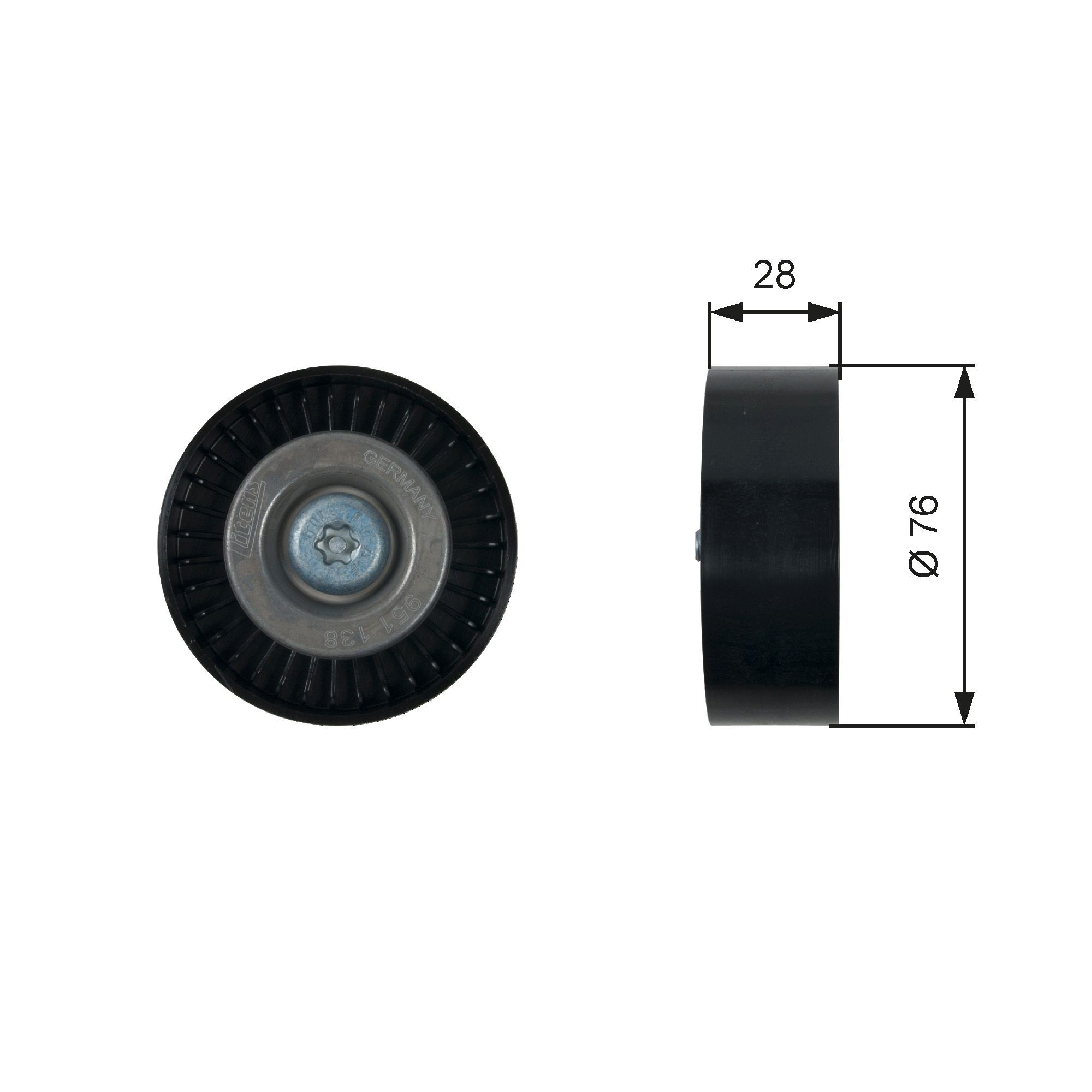 Ролик приводного ременя, паразитний Magneti Marelli 331316170895 ціна, від 11.54 USD