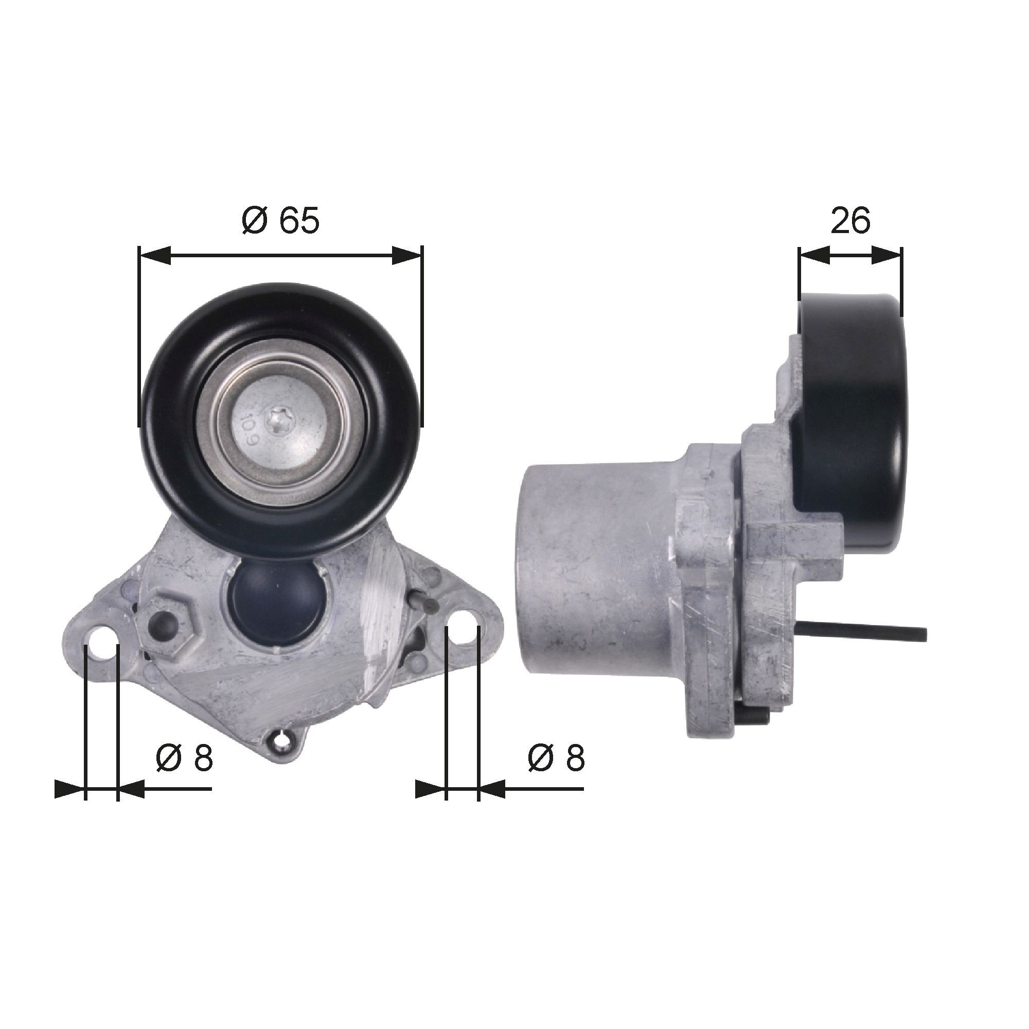 Натягувач приводного ременя Magneti Marelli MPQ1220 ціна, від 32.94 USD