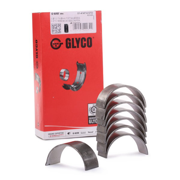 Купити 0141474STD Glyco Вкладиші коленвала шатунні