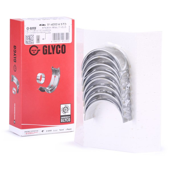 Купити 0142024STD Glyco Вкладиші коленвала шатунні