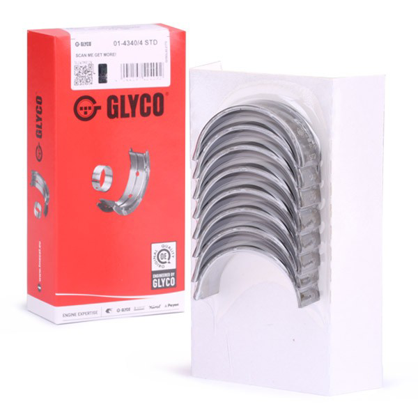 Шатунні вклалиші колінвала STD Glyco 0143404 ціна, від 78.80 USD
