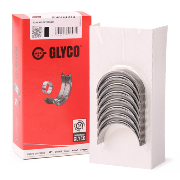 Шатунні вклалиші колінвала STD Glyco 0148724STD ціна, від 20.56 USD