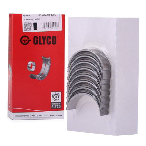 Купити 0149434STD Glyco Вкладиші коленвала шатунні
