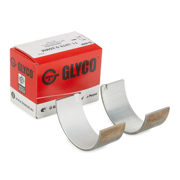 713876025MM Glyco Вкладиші коленвала, шатунні, комплект, 1-й ремонт (+0,25)