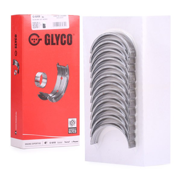 H9976050MM Glyco Вкладиші колінвала, корінні, комплект, 2-й ремонт (+0,50)