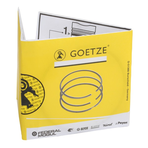0843220010 Goetze Кільця поршневі на 1 циліндр, STD.