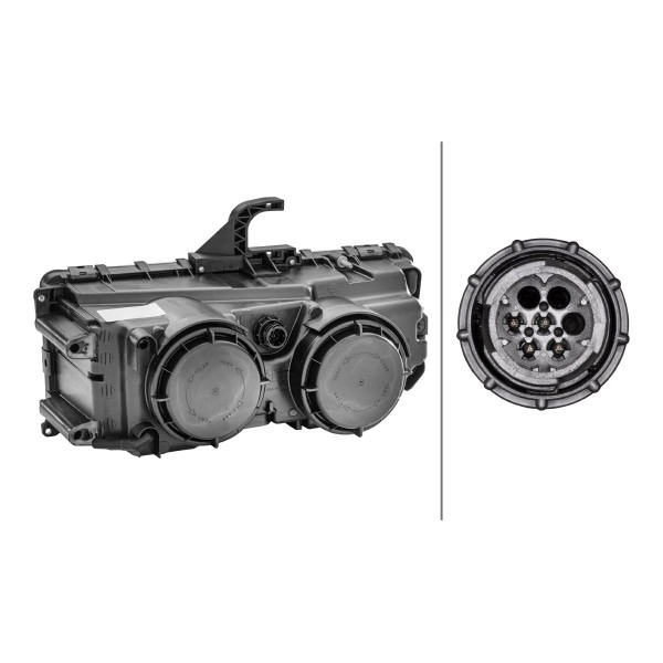 Купити 1DB247011021 HELLA Права блок фара