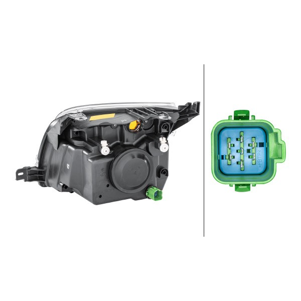 Фара правая HELLA 1ED247026261 ціна, від 91.13 USD