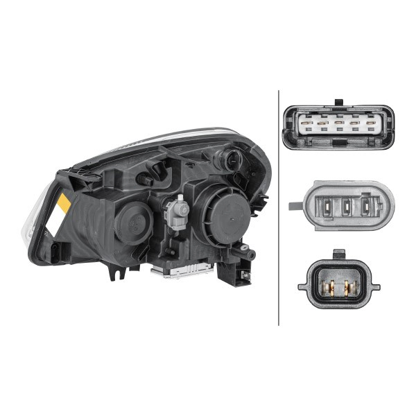 Основна фара - вставка HELLA 1EF238042121 ціна, від 345.22 USD
