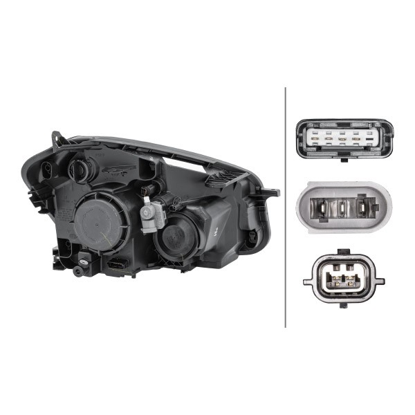 Фара дальнього світла в зборі Nissan Qashqai I позашляховик (J10) (2010 - 2013) ціна, від 141.43 USD
