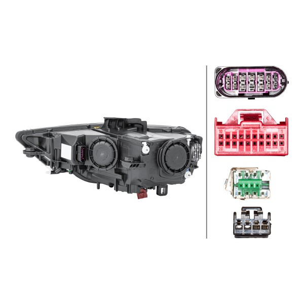 Фара правая HELLA 1EL010740581 ціна, від 335.76 USD