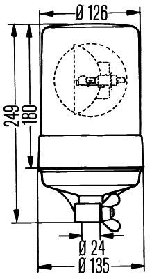 Купити 2RL004957111 HELLA Проблисковий маяк