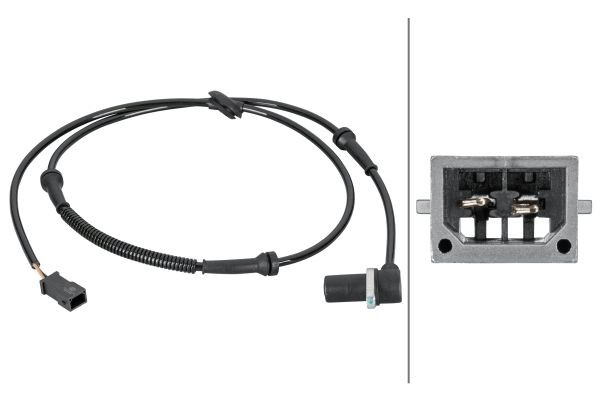6PU012806831 HELLA Датчик АБС (ABS) задній