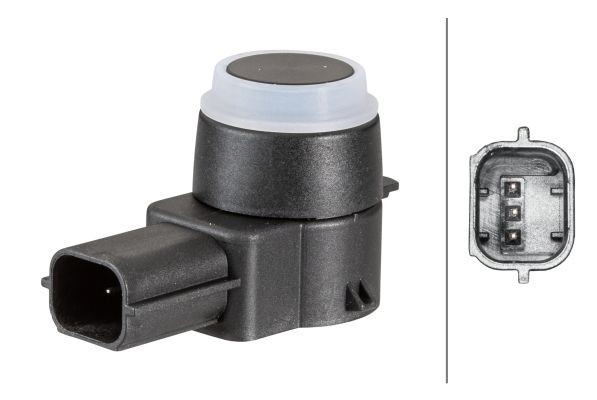 Купити 6PX358141111 HELLA Датчик сигналізації паркування (парктронік), задній