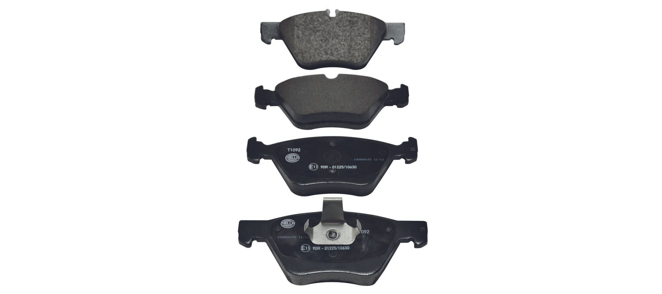 Гальмівні колодки HELLA 8DB355007861 ціна, від 19.55 USD