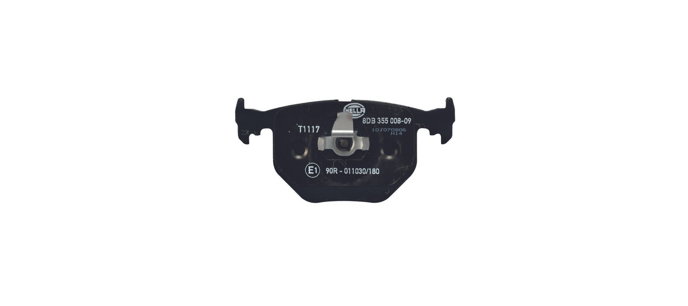 8DB355008091 HELLA Колодки гальмівні задні, дискові