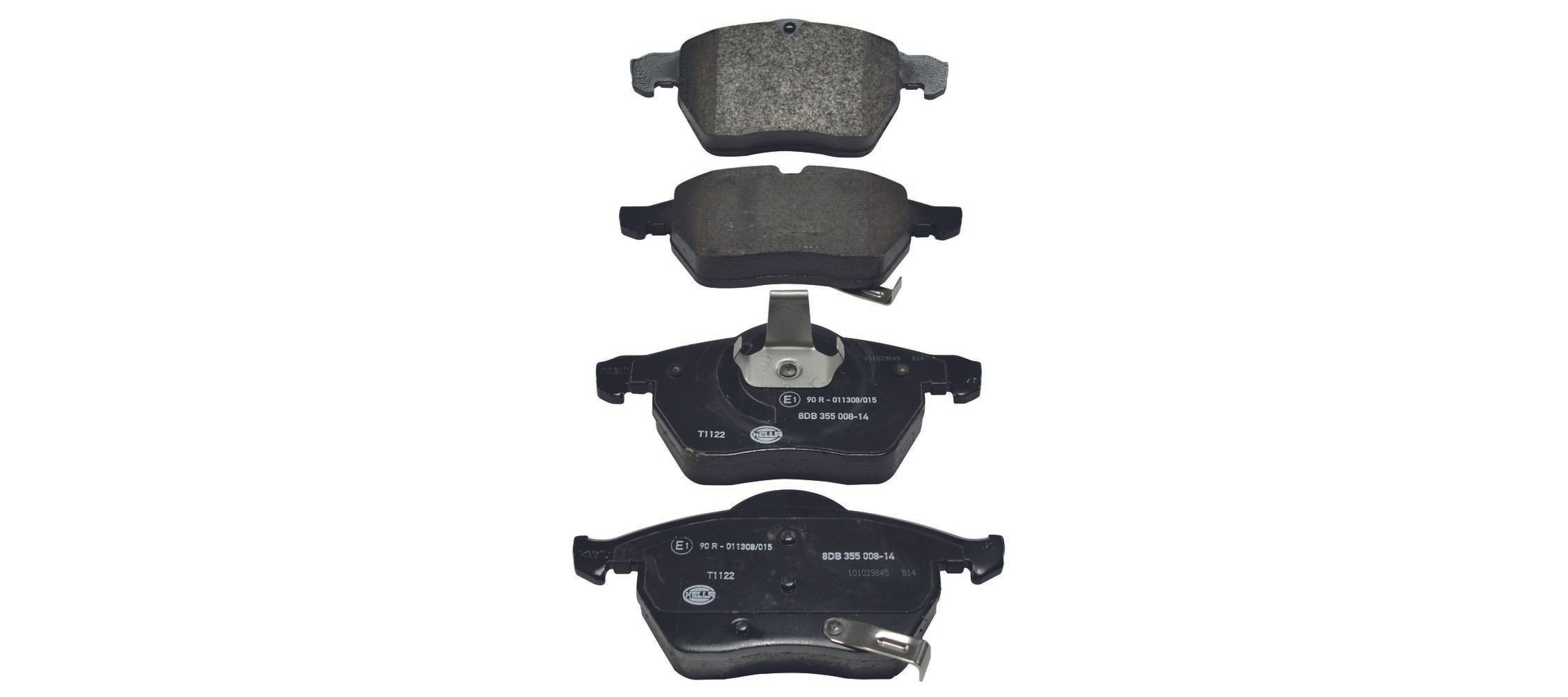 Купити 8DB355008141 HELLA Колодки гальмівні передні, дискові
