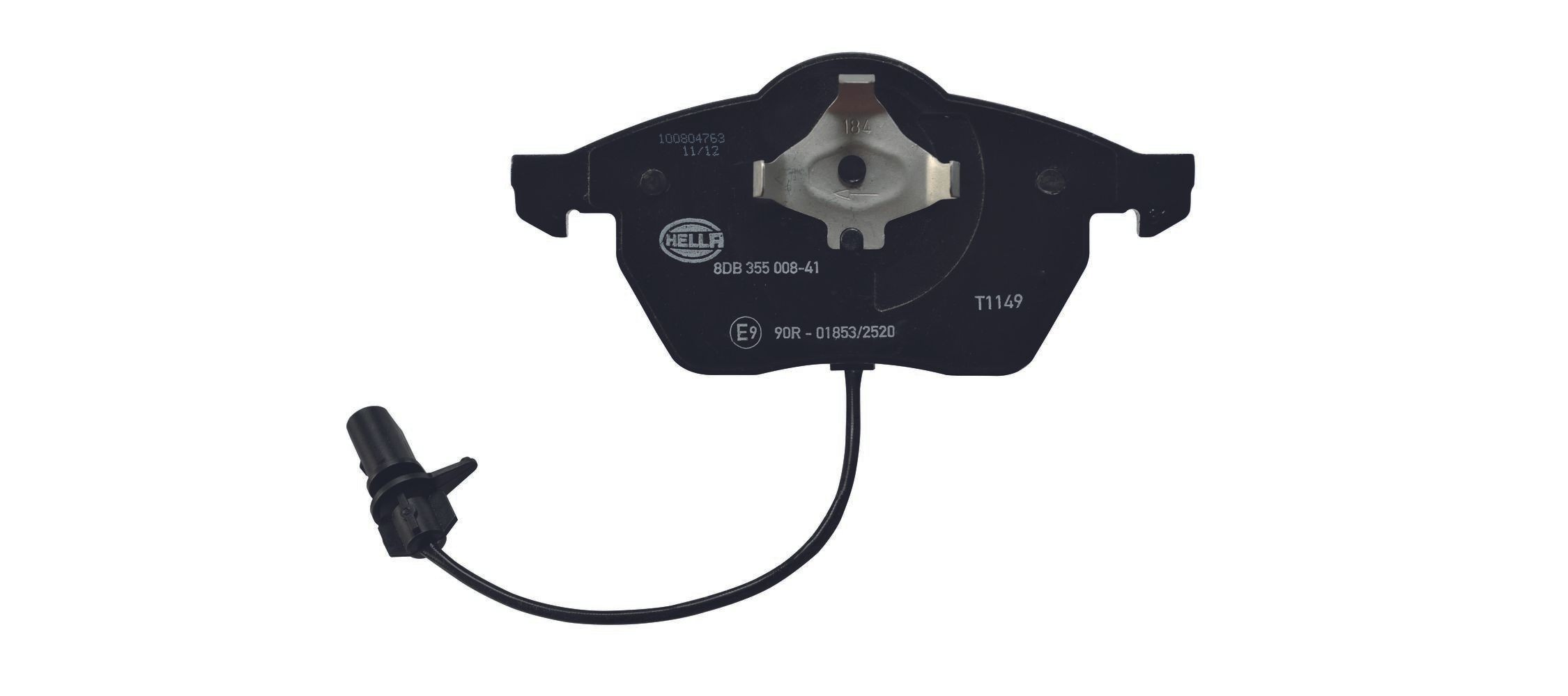 Купити 8DB355008411 HELLA Колодки гальмівні передні, дискові