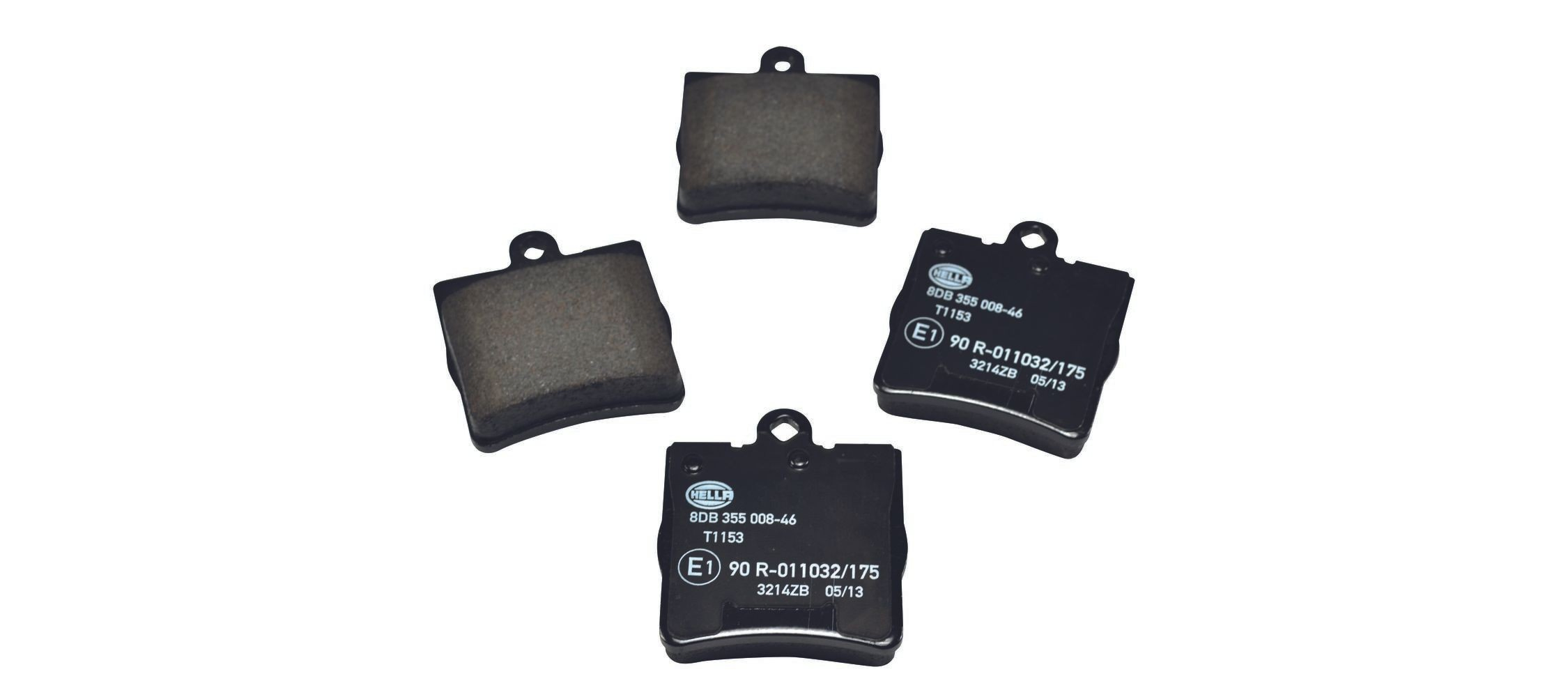 Задні гальмівні колодки HELLA 8DB355008461 ціна, від 13.95 USD