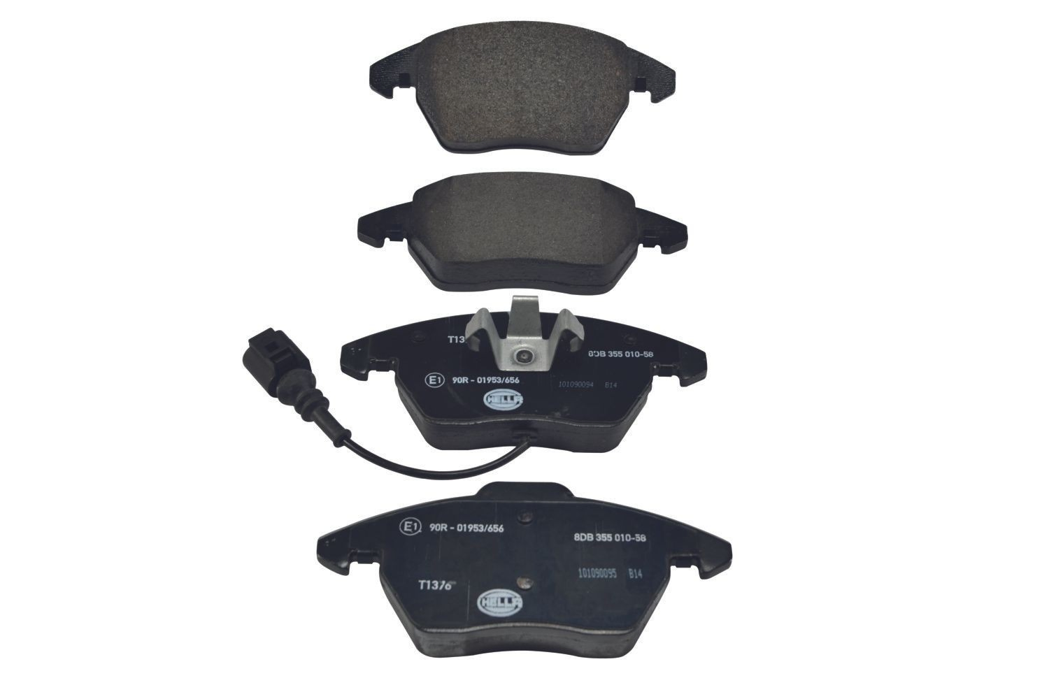 8DB355010581 HELLA Передні гальмівні колодки
