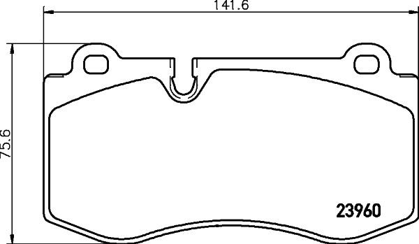 Тормозні колодки HELLA 8DB355011401