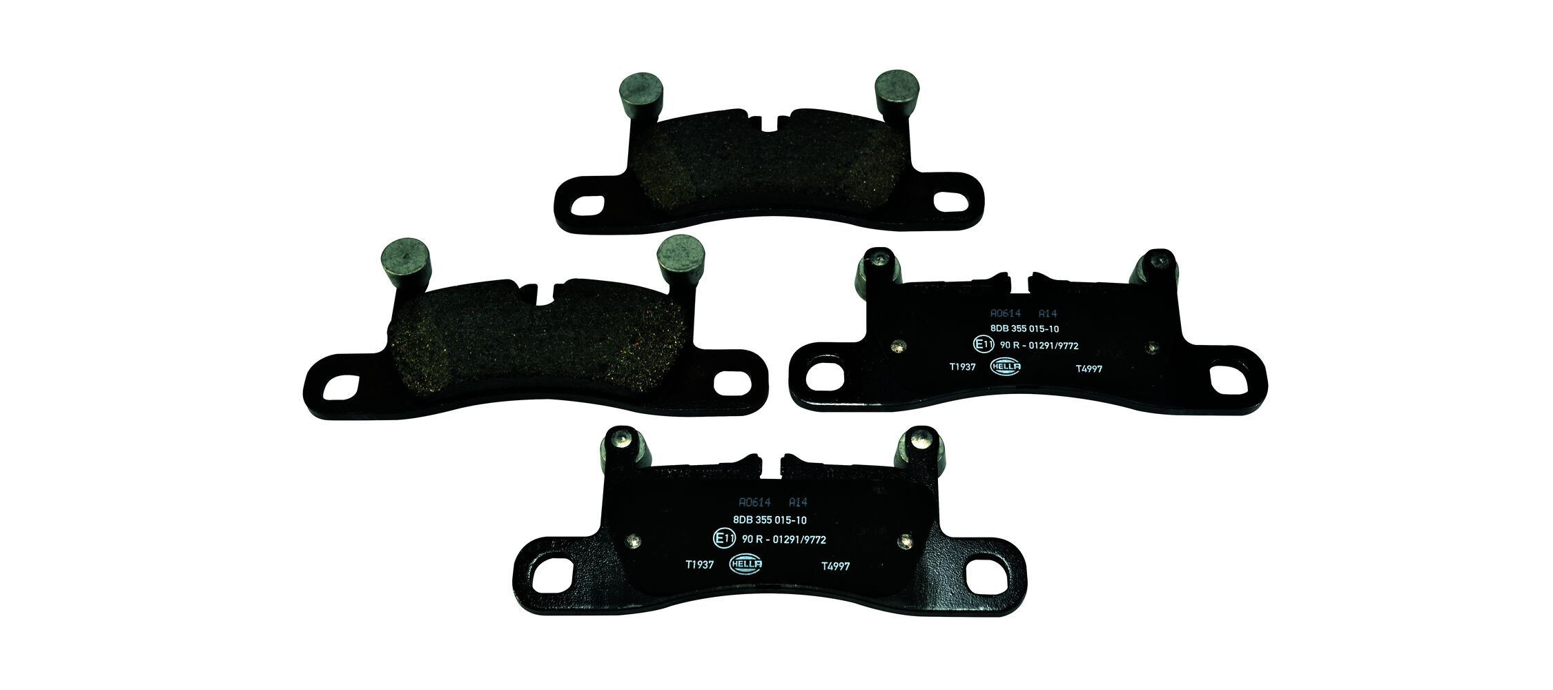 Задні дискові колодки HELLA 8DB355015101