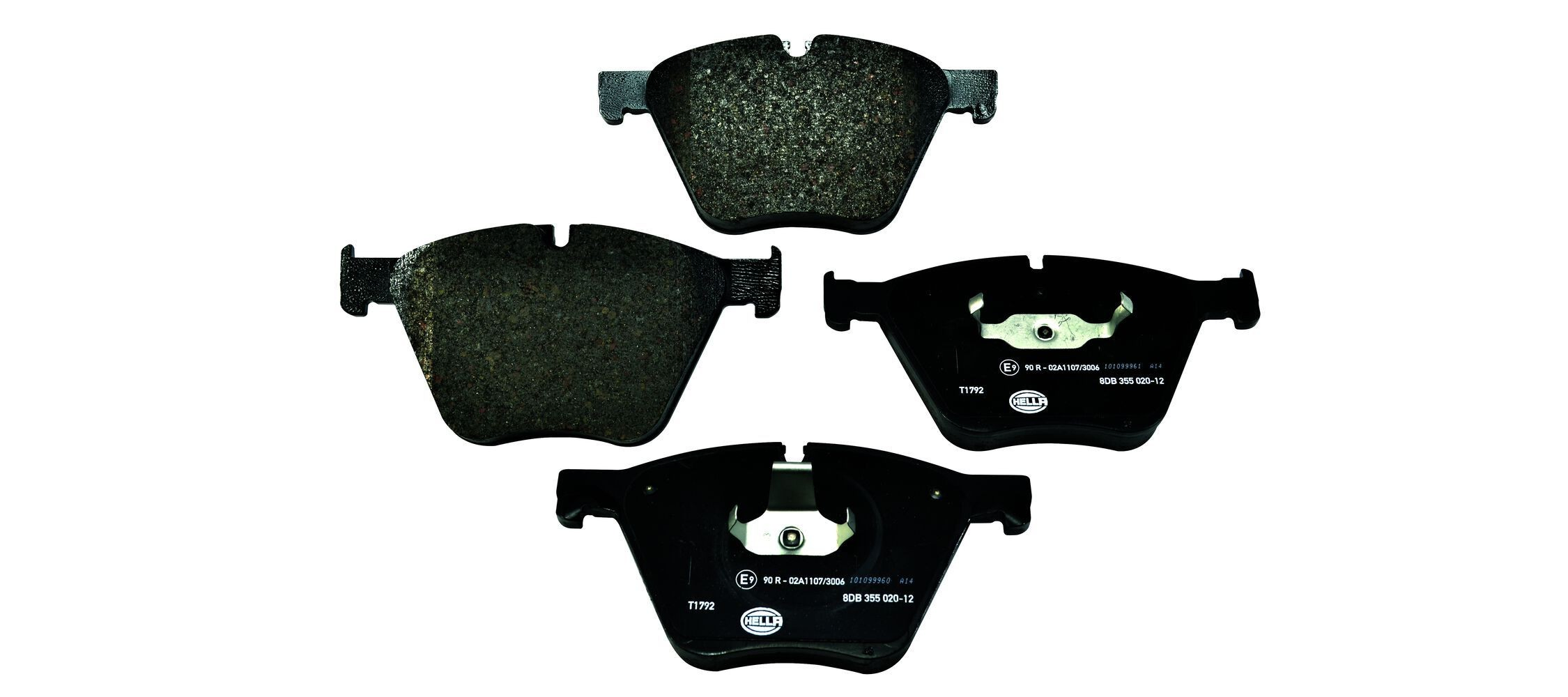 Купити 8DB355020121 HELLA Колодки гальмівні передні, дискові