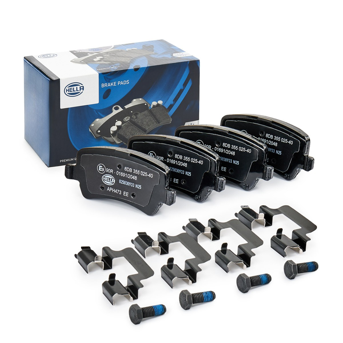 Купити 8DB355025401 HELLA Задні колодки