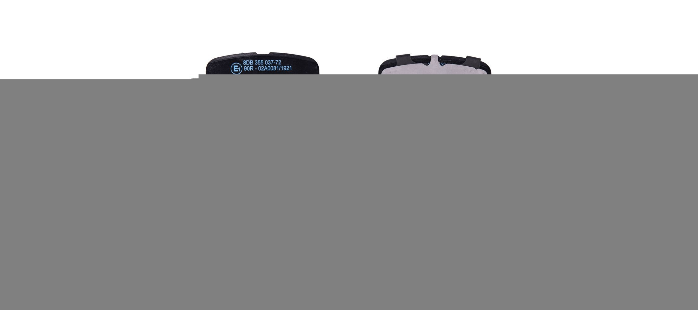 Задні гальмівні колодки 8DB355037721 HELLA