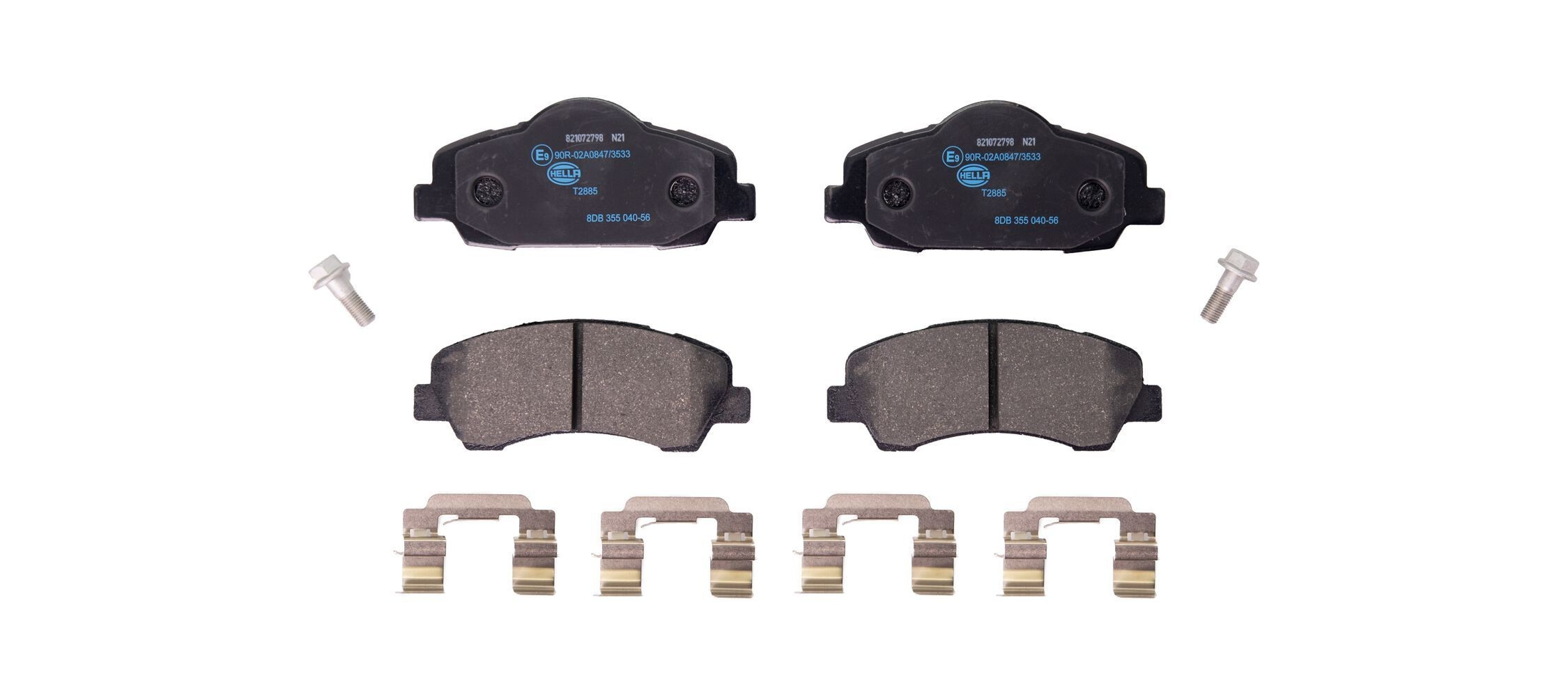 Тормозні колодки HELLA 8DB355040561