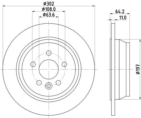 8DD355126781 HELLA Дискові гальма