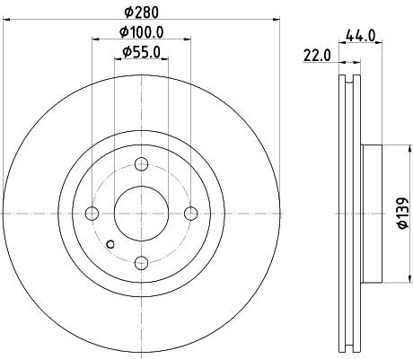 Гальмівні диски передні 6000612391 Fiat/Alfa/Lancia