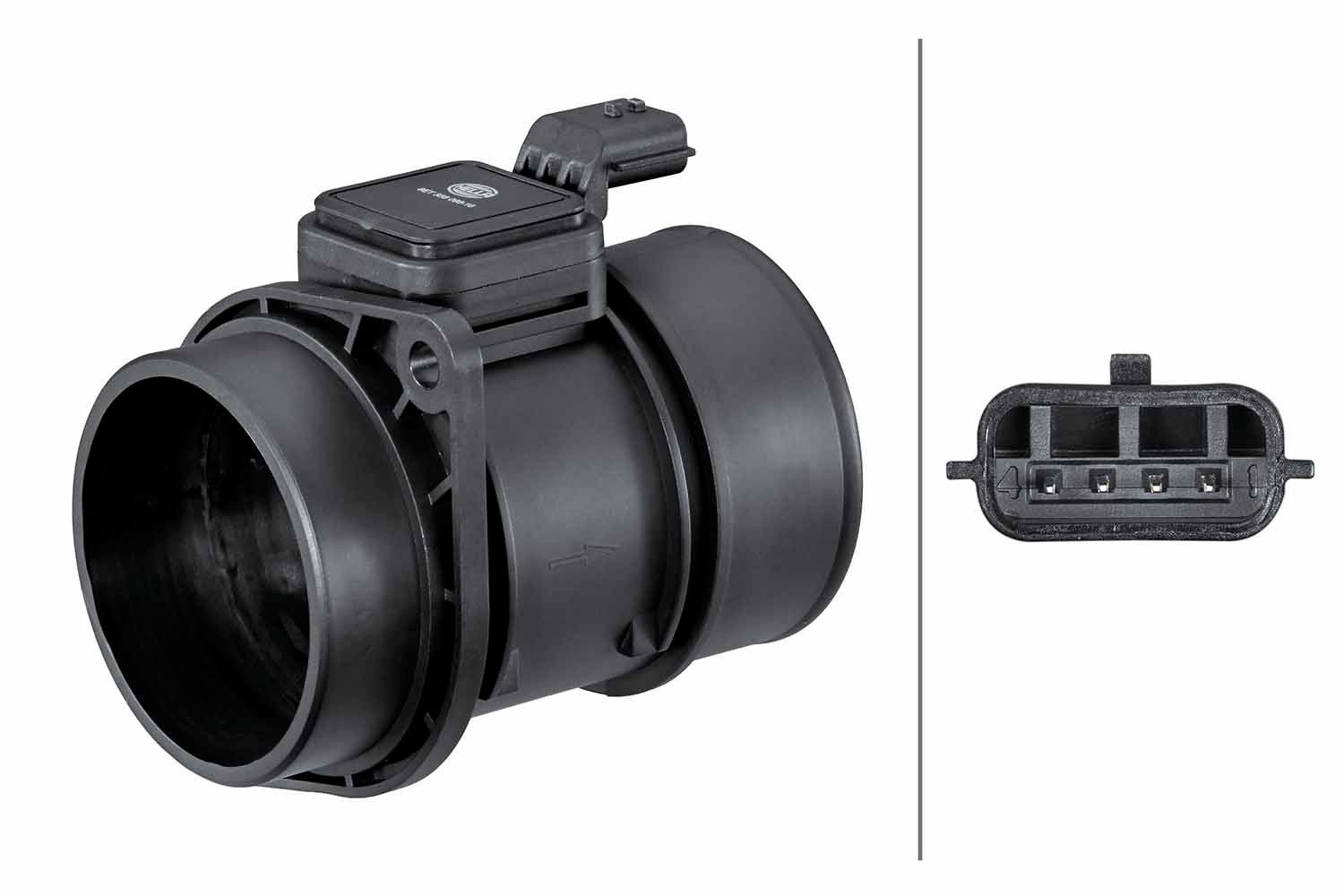Датчик масової витрати повітря HELLA 8ET358095161 ціна, від 51.90 USD