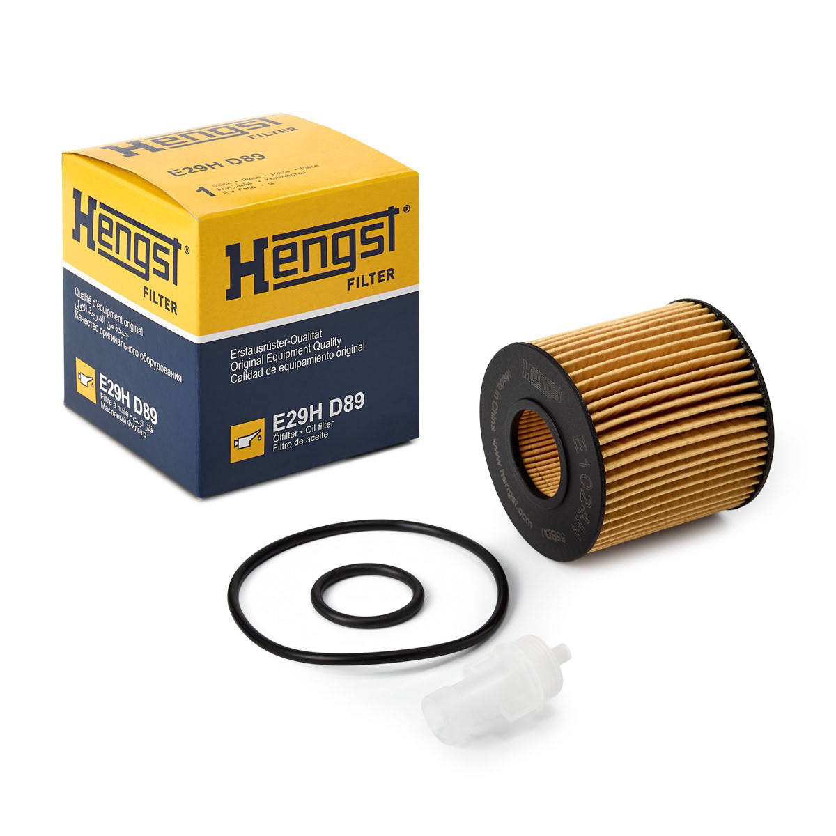 Масляний фільтр двигуна Hengst E1024HD234 ціна, від 6.62 USD