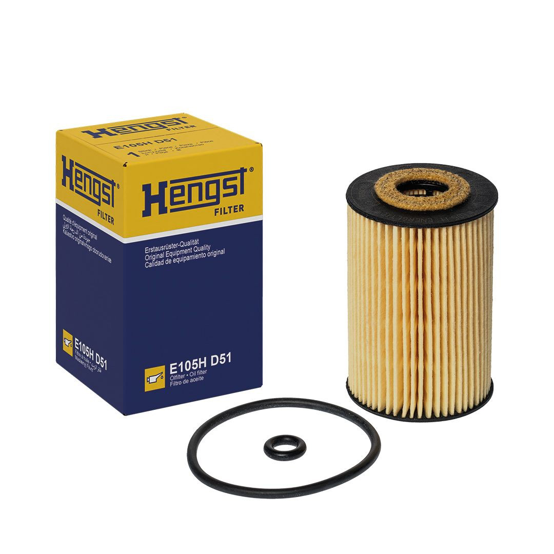 Масляний фільтр двигуна Hengst E105HD51 ціна, від 4.68 USD