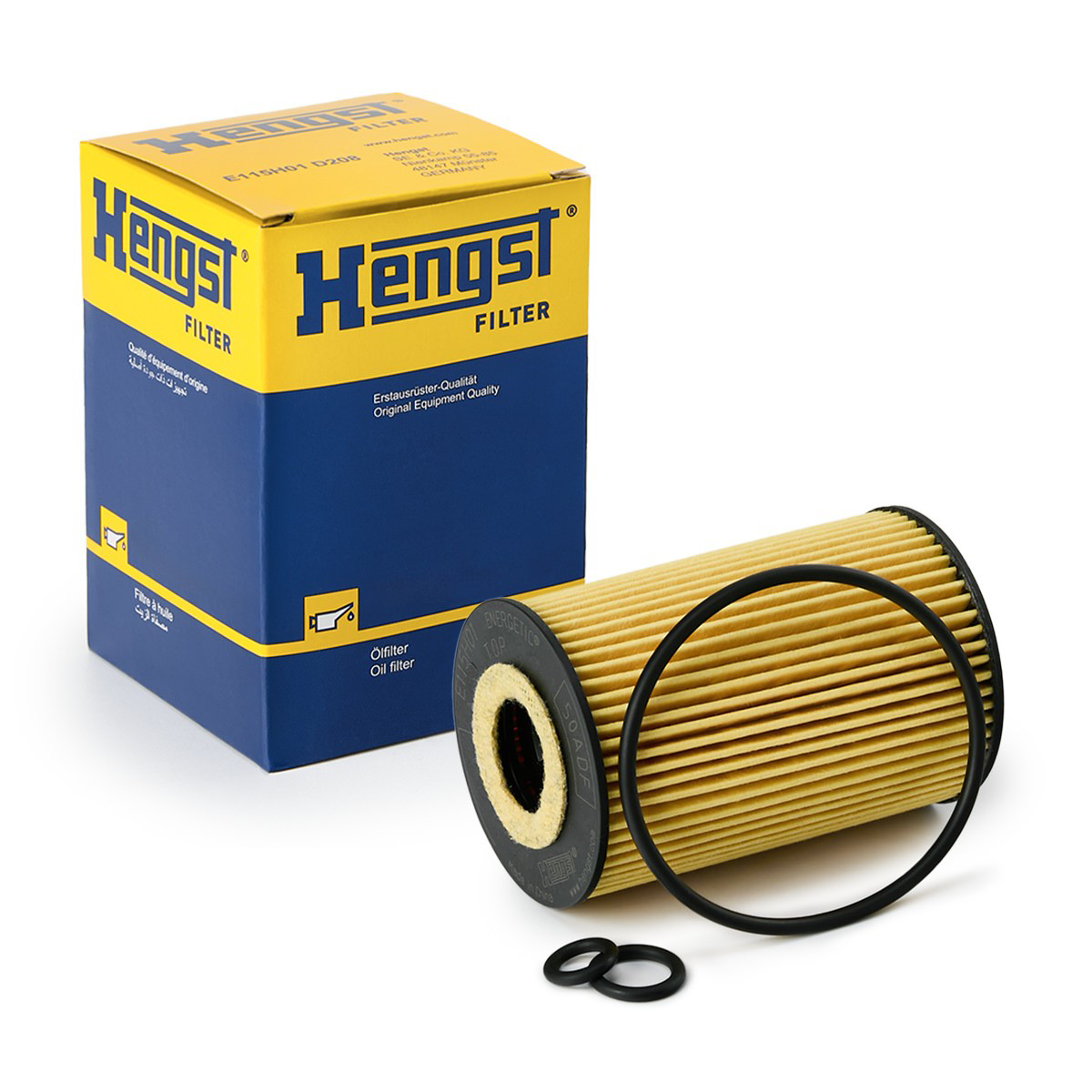 Масляний фільтр двигуна Hengst E115H01D208 ціна, від 6.04 USD
