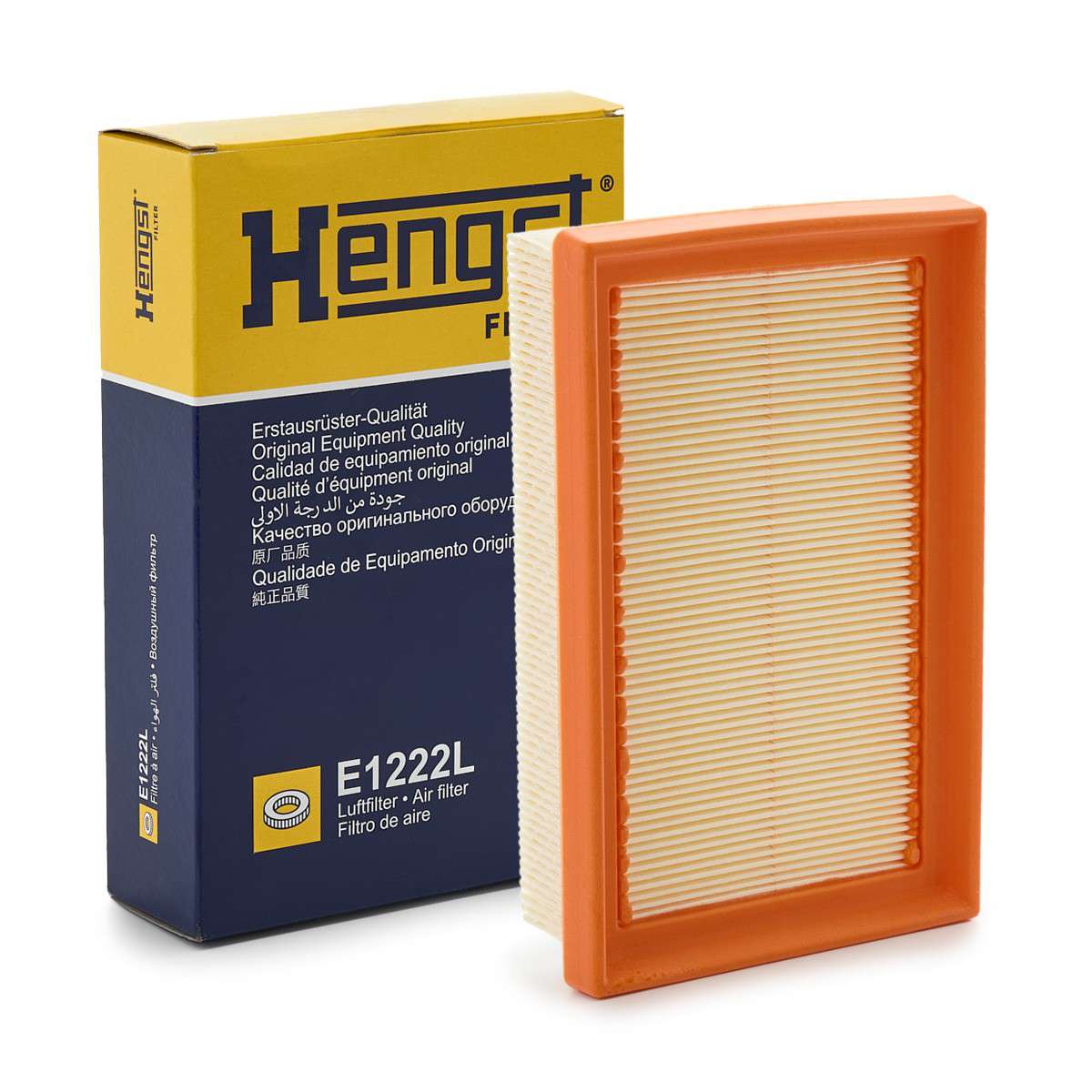 Елемент повітряного фільтра Hengst E1222L ціна, від 5.86 USD