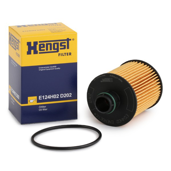 Масляний фільтр двигуна Hengst E124H02D202 ціна, від 14.20 USD