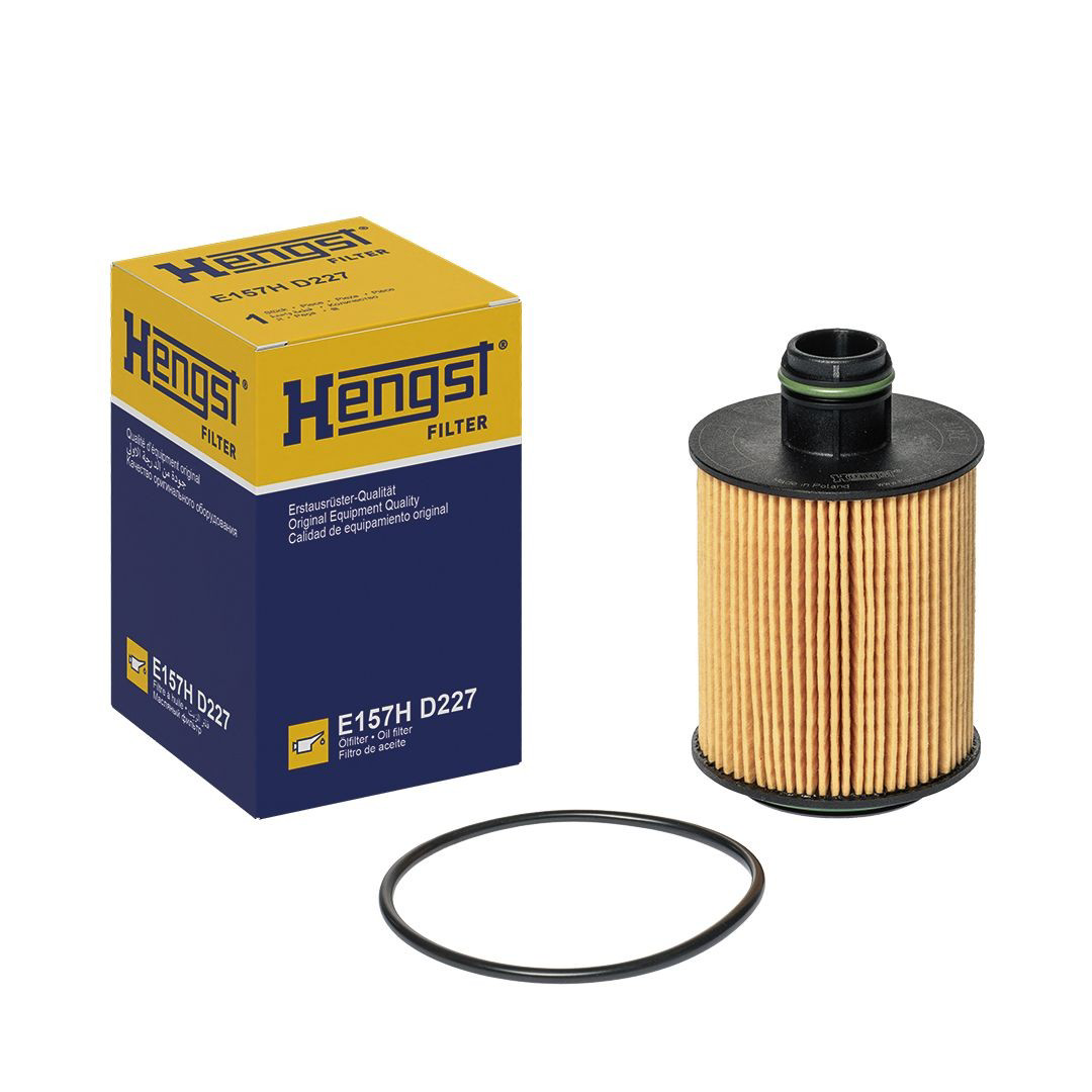 Масляний фільтр двигуна Hengst E157HD227 ціна, від 6.90 USD