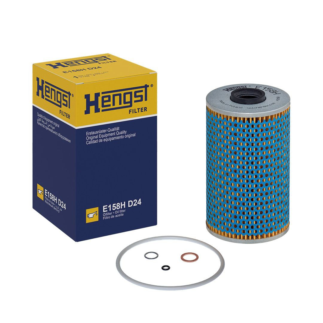 Масляний фільтр двигуна Hengst E158HD24 ціна, від 6.19 USD
