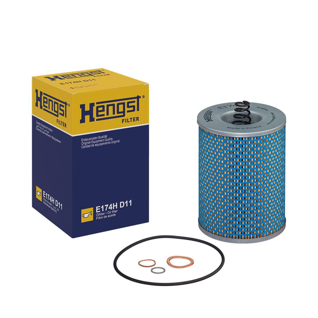 Масляний фільтр двигуна Hengst E174HD11 ціна, від 13.44 USD