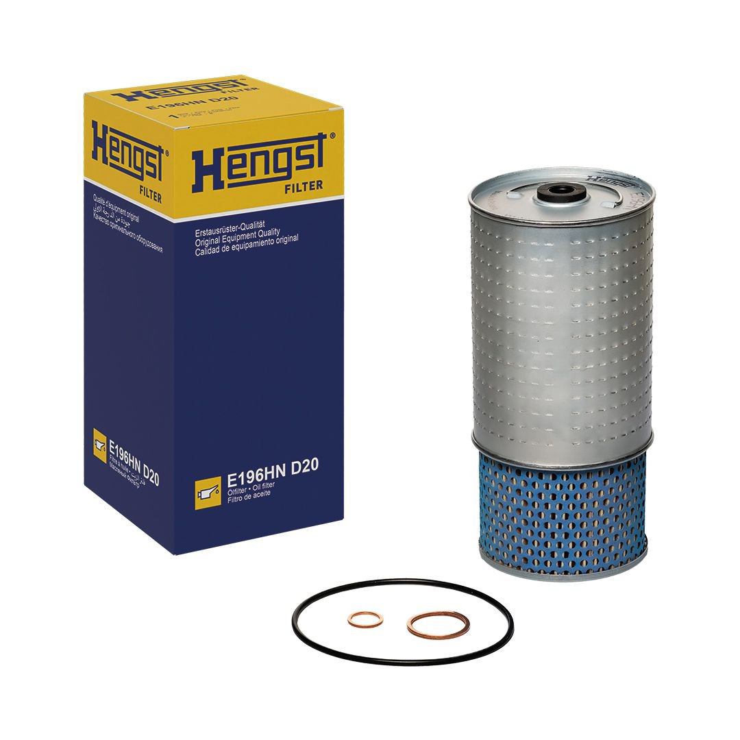 Масляний фільтр двигуна Hengst E196HND20 ціна, від 6.67 USD