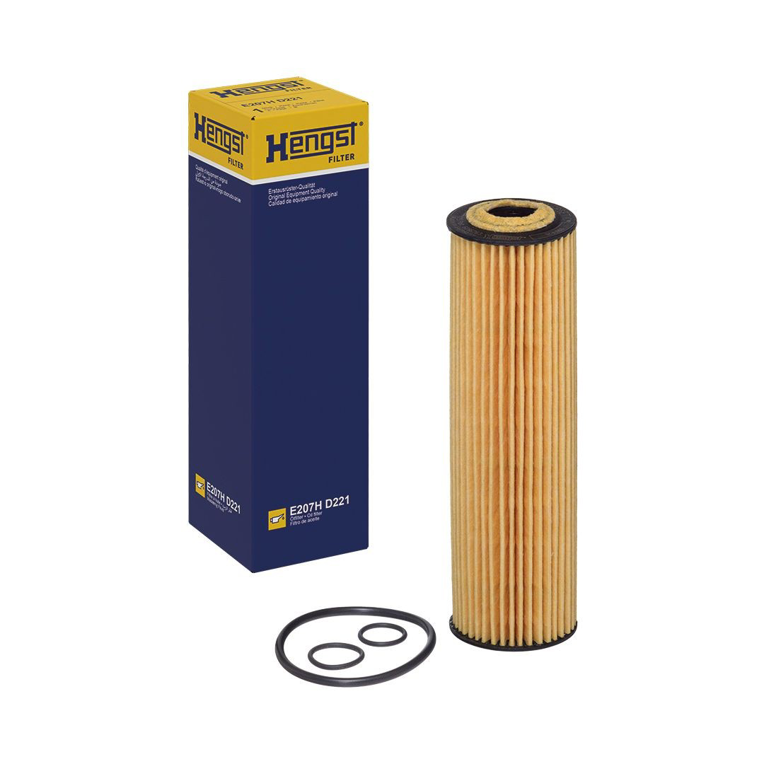 Масляний фільтр двигуна Hengst E207HD221 ціна, від 9.93 USD