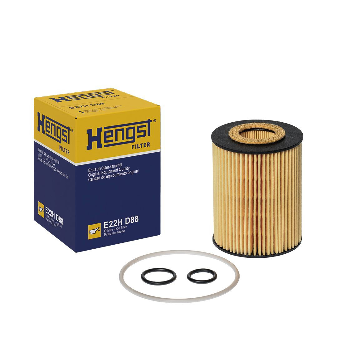 Масляний фільтр двигуна Hengst E22HD88 ціна, від 6.22 USD