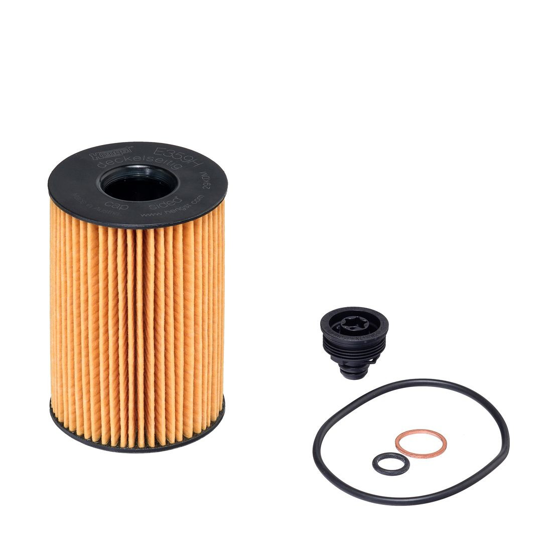 Масляний фільтр двигуна Hengst E359HD801 ціна, від 14.23 USD
