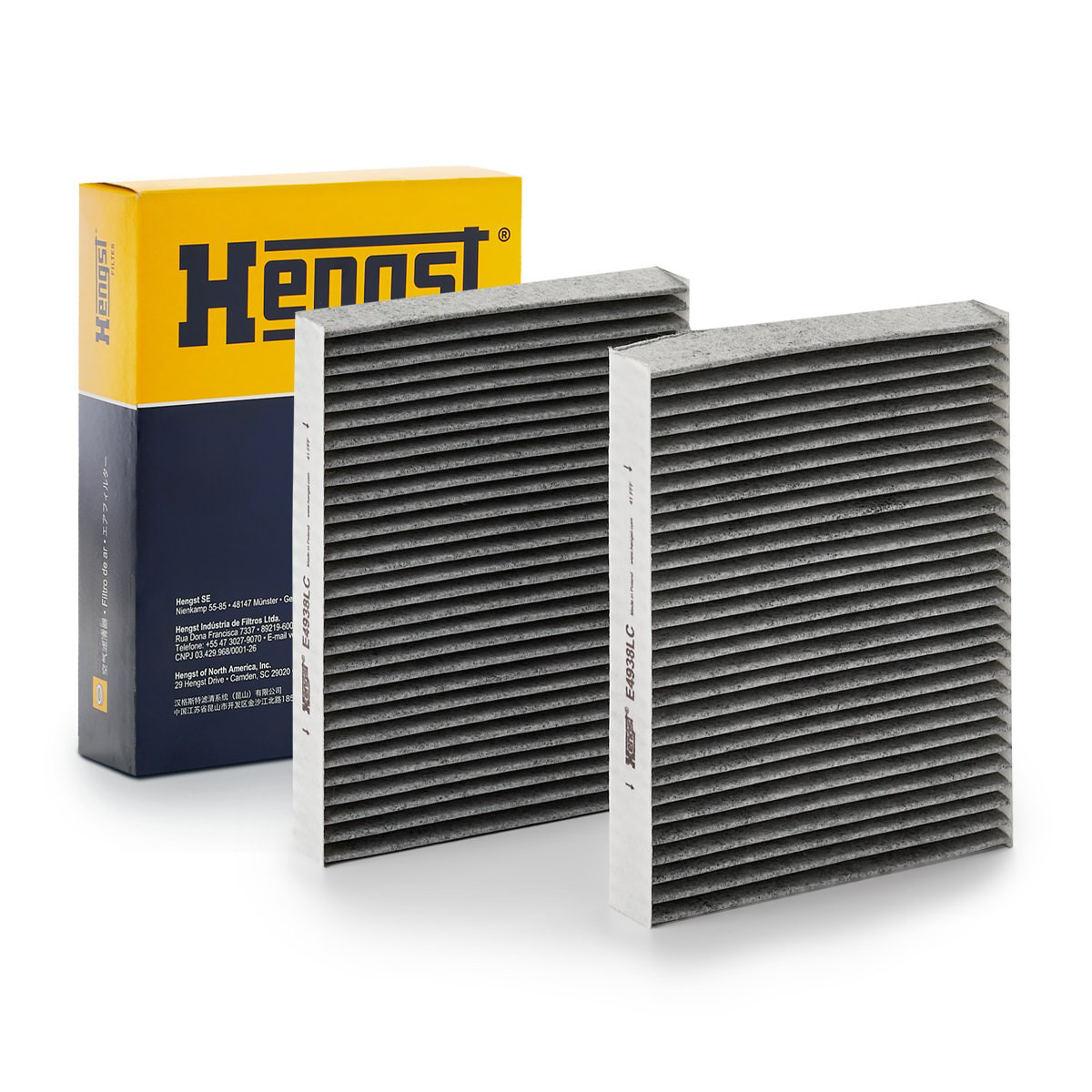 Купити E4938LC2 Hengst Фільтр салону вугільний