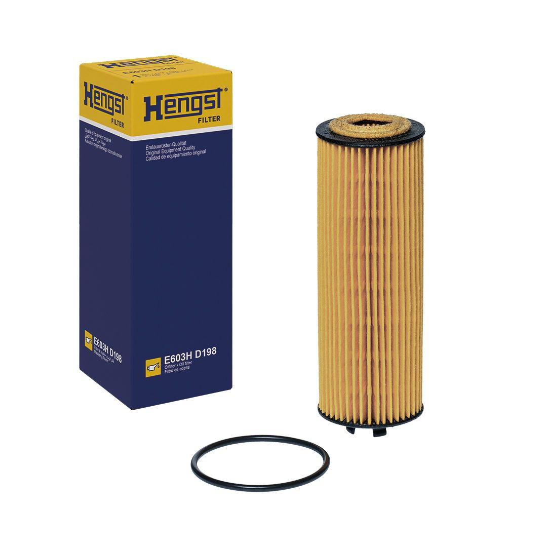 Масляний фільтр двигуна Hengst E603HD198 ціна, від 5.41 USD