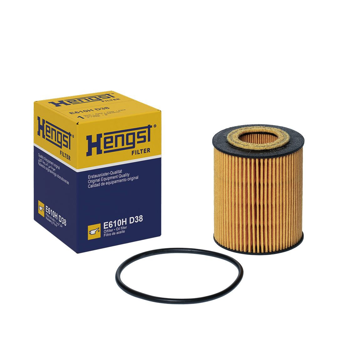 Масляний фільтр двигуна Hengst E610HD38 ціна, від 5.17 USD