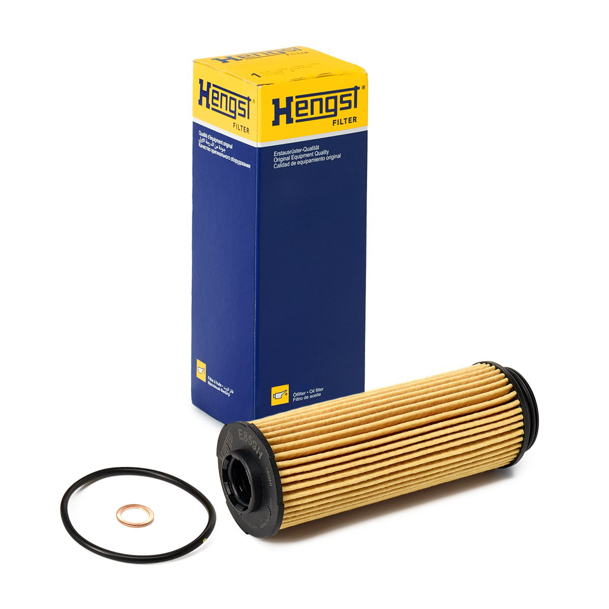 Масляний фільтр двигуна Hengst E859HD352 ціна, від 13.18 USD