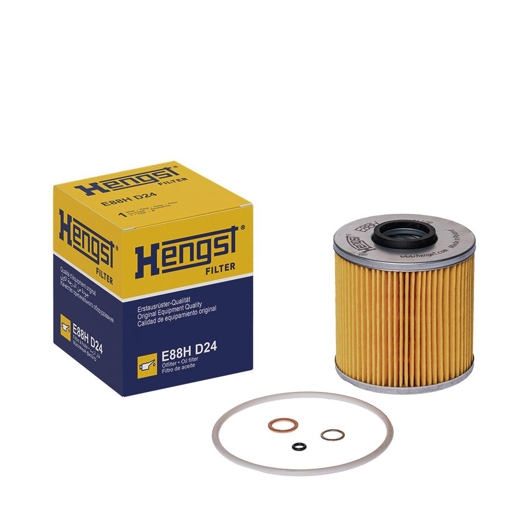 Масляний фільтр двигуна Hengst E88HD24 ціна, від 5.44 USD